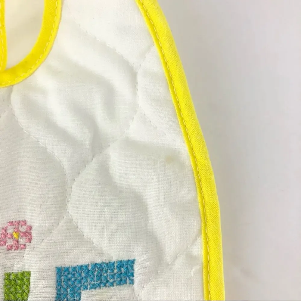 Hand Embroidered Cutie Baby Bib